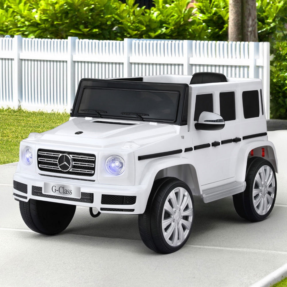 Kids Ride On Car Licensed G500 Electric Toys Horn Remote 12V - White