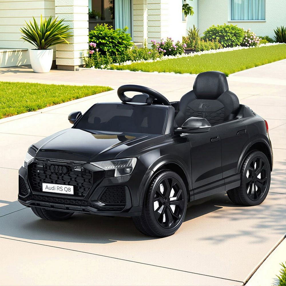 Kids Ride On Car Licensed RSQ8 12V - Black