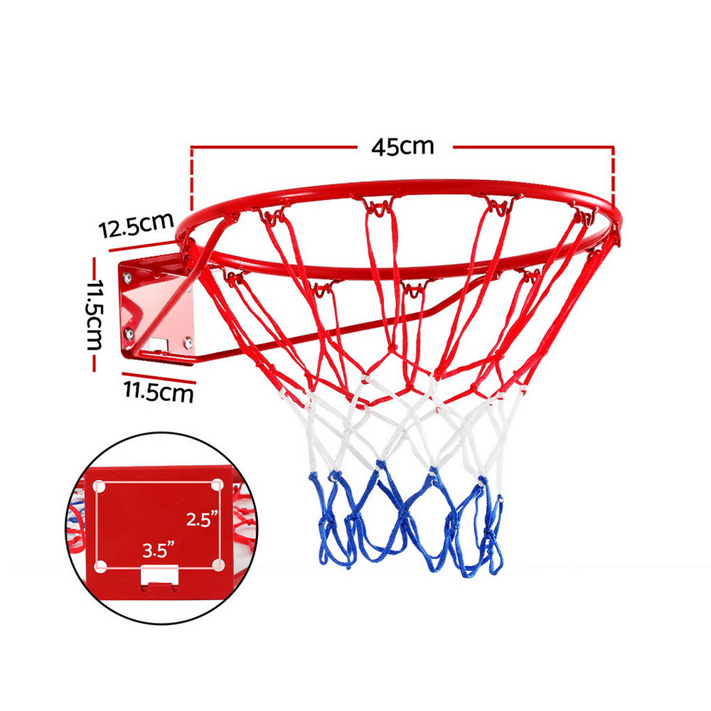 Everfit Basketball Ring with Net 45CM