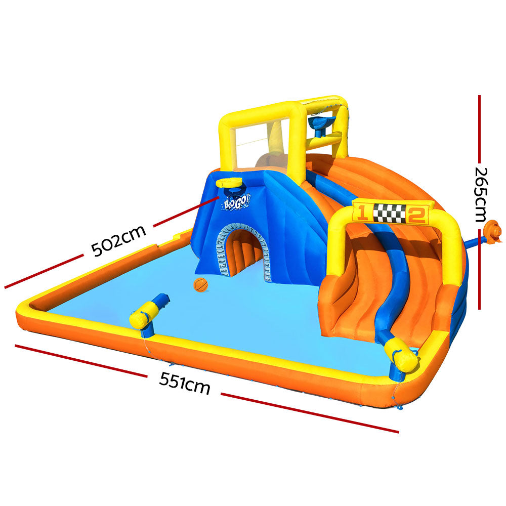 Bestway Water Slide Kids Play Park Inflatable Swimming Pool 551x502x265cm