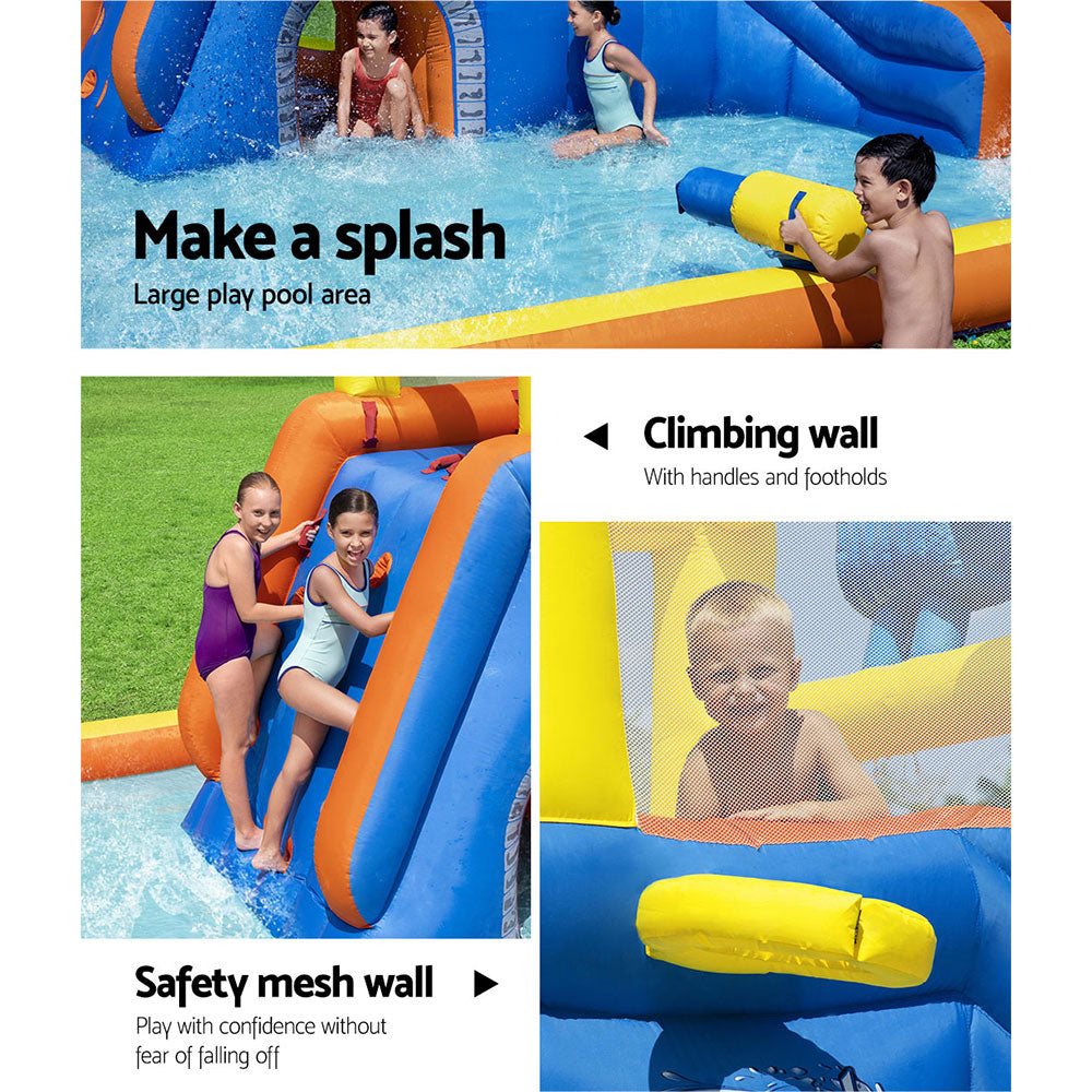 Bestway Water Slide Kids Play Park Inflatable Swimming Pool 551x502x265cm