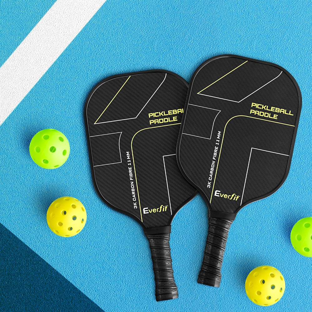 Everfit 2PCS Pickleball Paddle Racket Set with Cover Bag