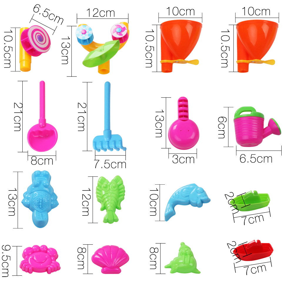 Keezi Kids Sandpit Pretend Play Sets, Sand Water Table Set