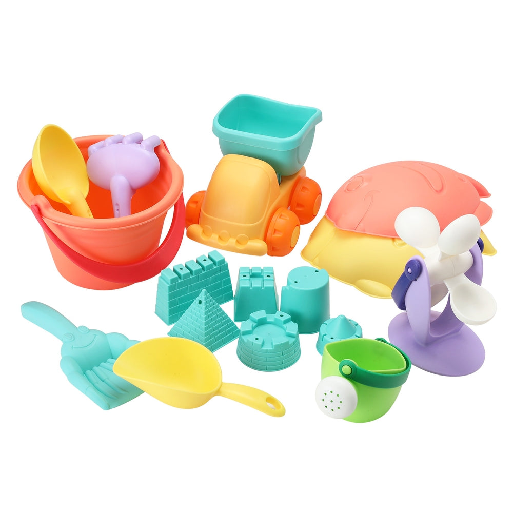 Keezi Kids Water Table Tool Kit and Sand Truck, Windmill, Bucket and Shovel