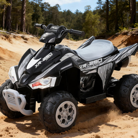 Rigo Kids Ride On Car ATV Quad Motorbike Electric 12V - Black