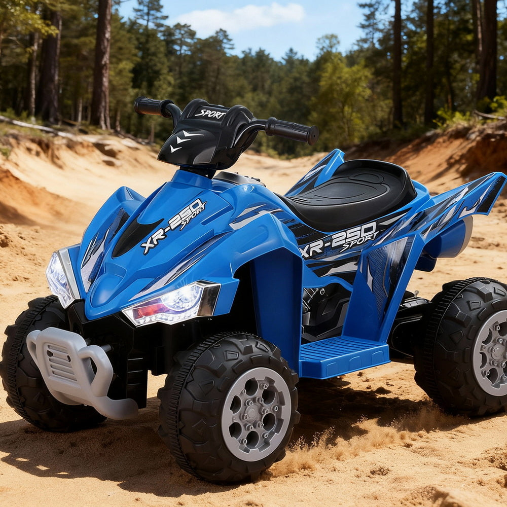 Rigo Kids Ride On Car ATV Quad Motorbike Electric 12V - Blue