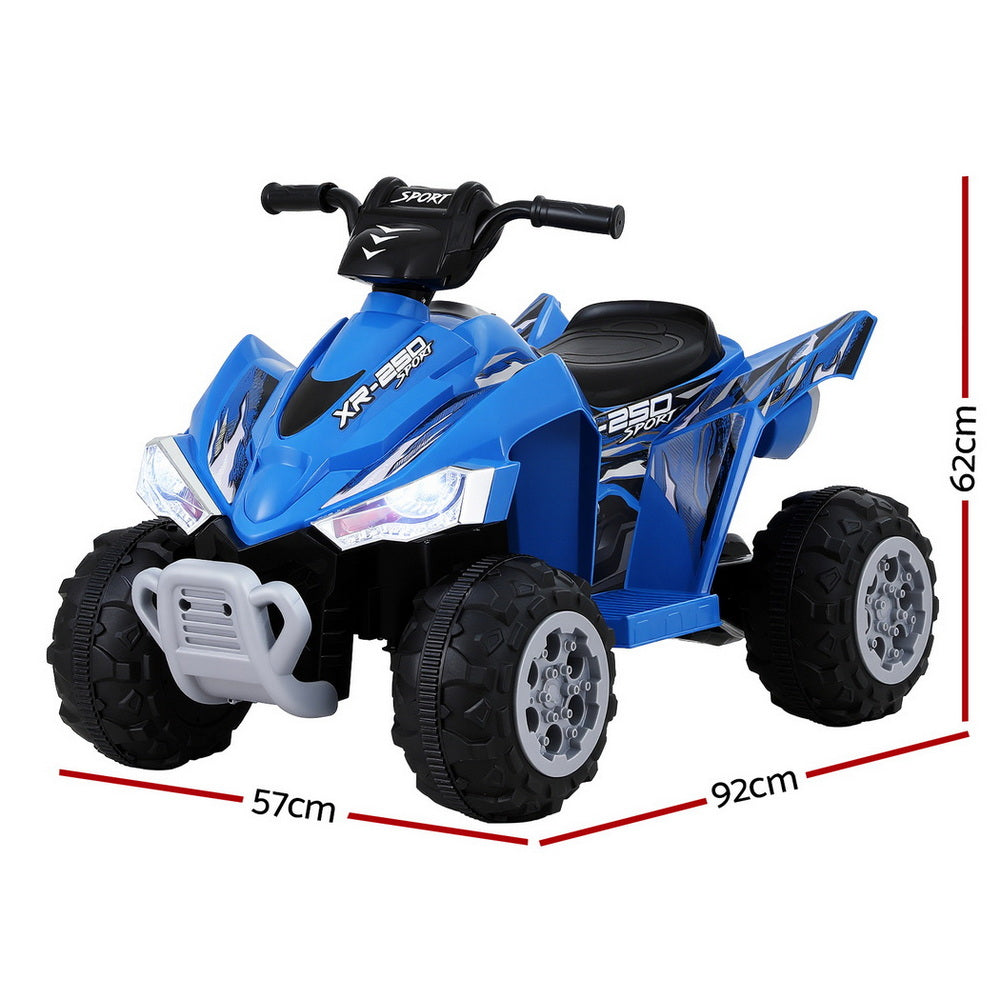 Rigo Kids Ride On Car ATV Quad Motorbike Electric 12V - Blue