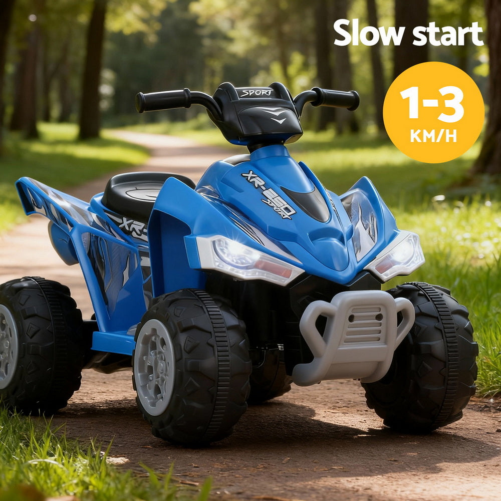 Rigo Kids Ride On Car ATV Quad Motorbike Electric 12V - Blue