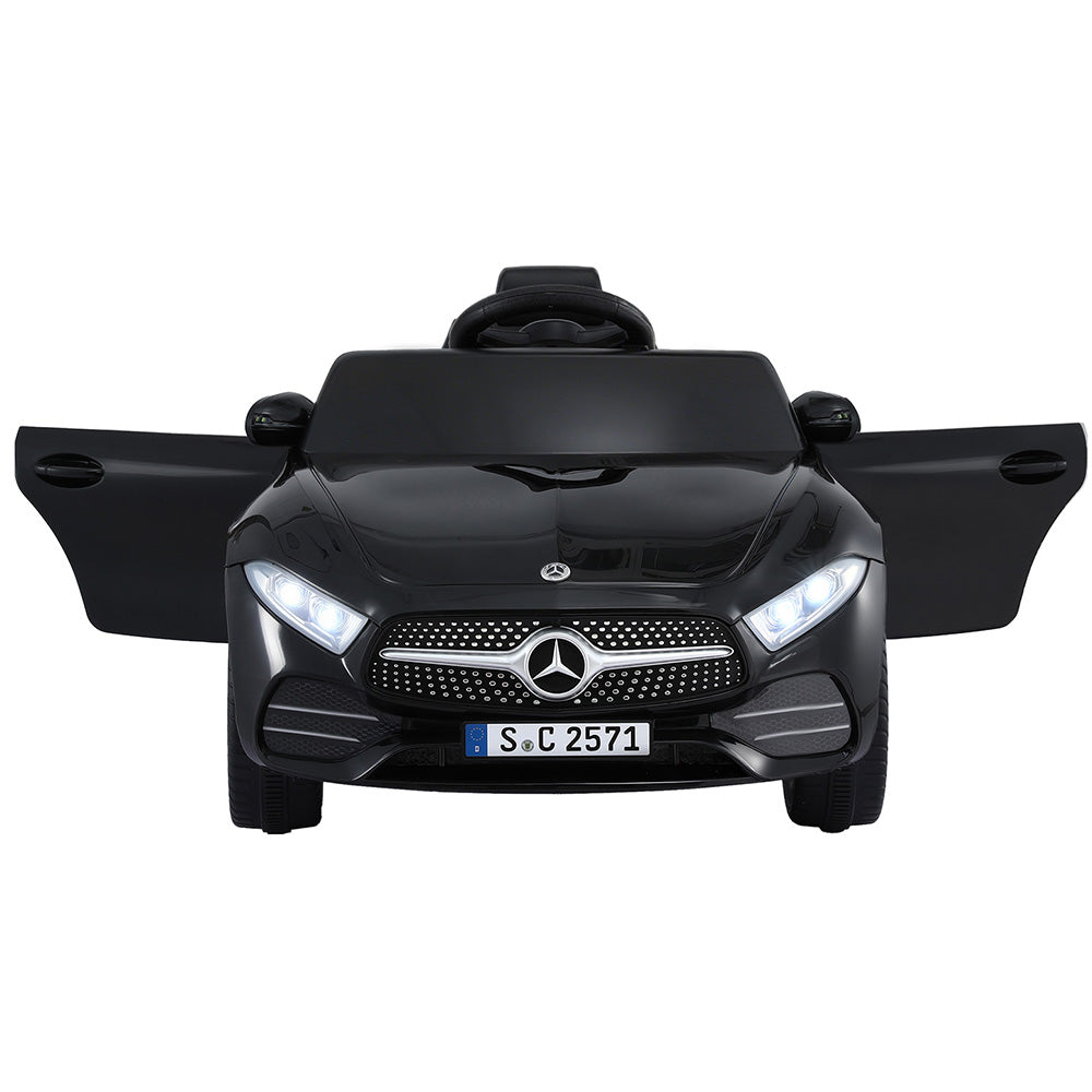 Kids Electric Ride On Car Licensed Outdoor Toys Cars Music - Black