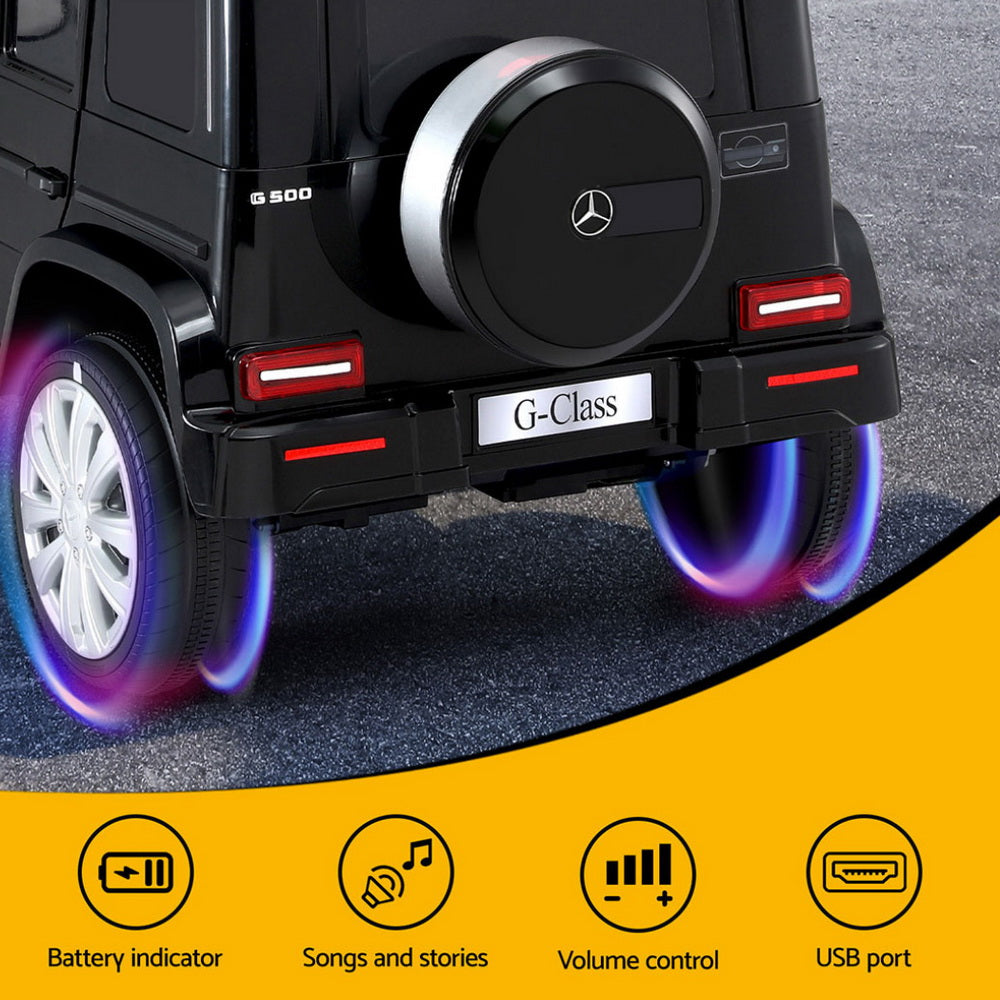 Kids Ride On Car Licensed Mercedes-Benz G500 12V - Black