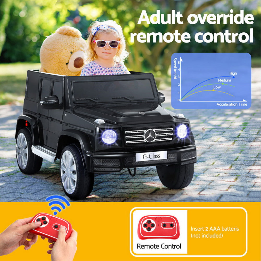 Kids Ride On Car Licensed Mercedes-Benz G500 12V - Black