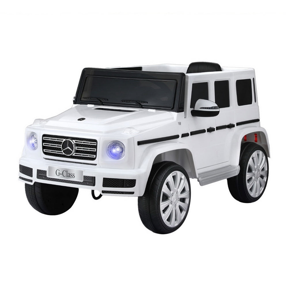 Kids Ride On Car Licensed G500 Electric Toys Horn Remote 12V - White