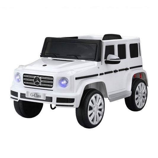 Kids Ride On Car Licensed G500 Electric Toys Horn Remote 12V - White