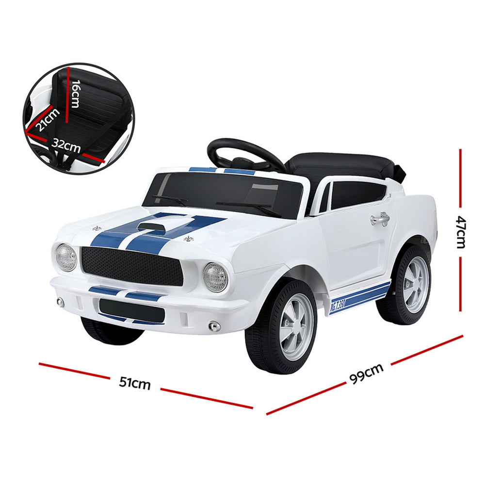 Kids Electric Ride On Car Licensed GT350 - White