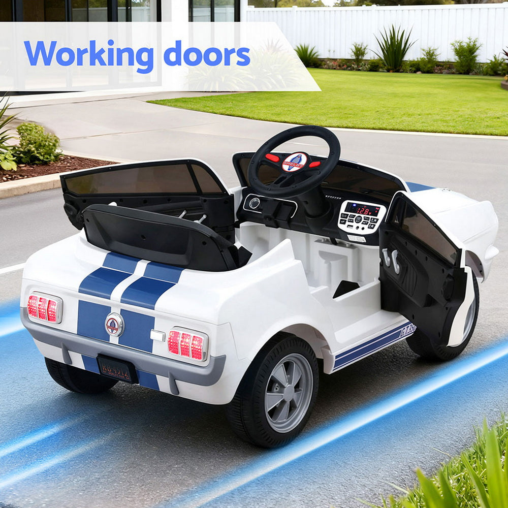 Kids Electric Ride On Car Licensed GT350 - White