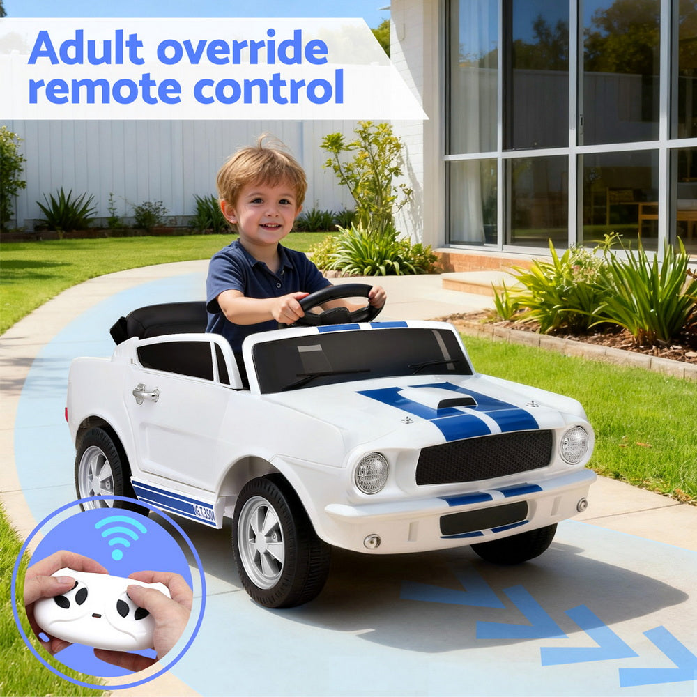Kids Electric Ride On Car Licensed GT350 - White