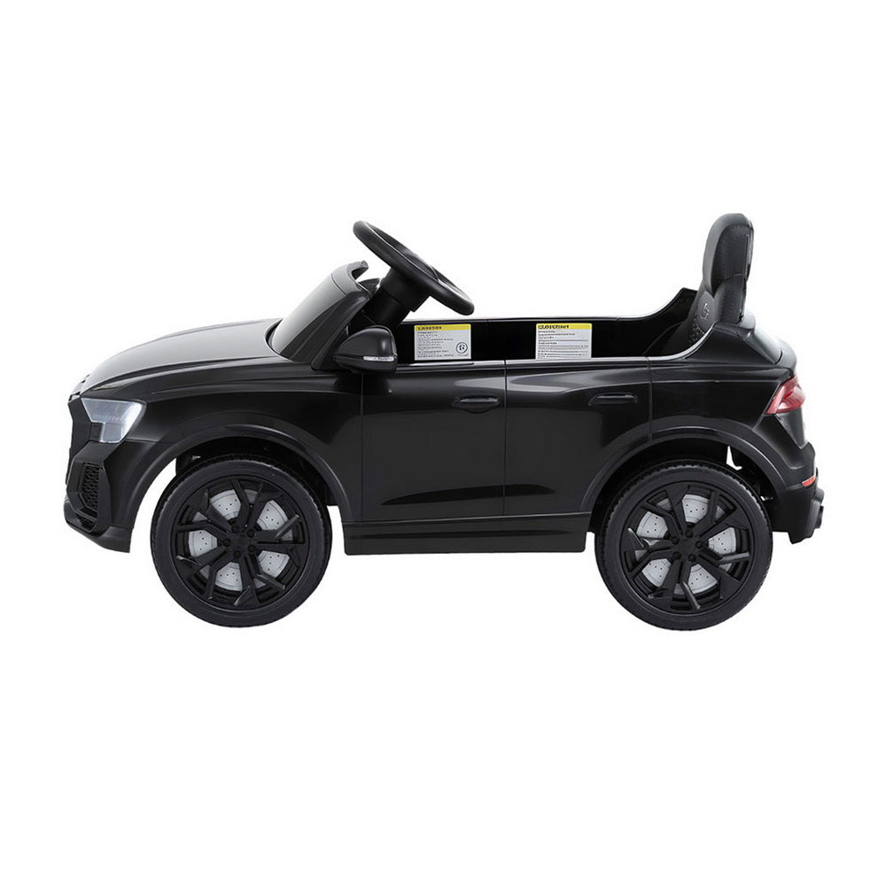 Kids Ride On Car Licensed RSQ8 12V - Black