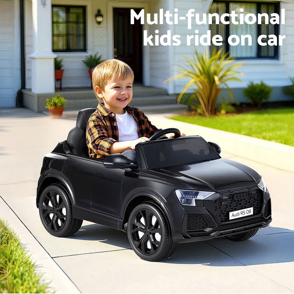 Kids Ride On Car Licensed RSQ8 12V - Black