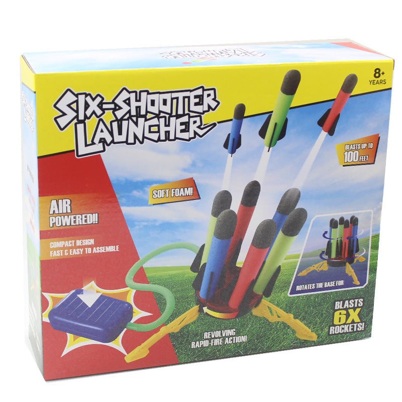 Air Power Foam Rocket Shoot Up Stomp Launcher