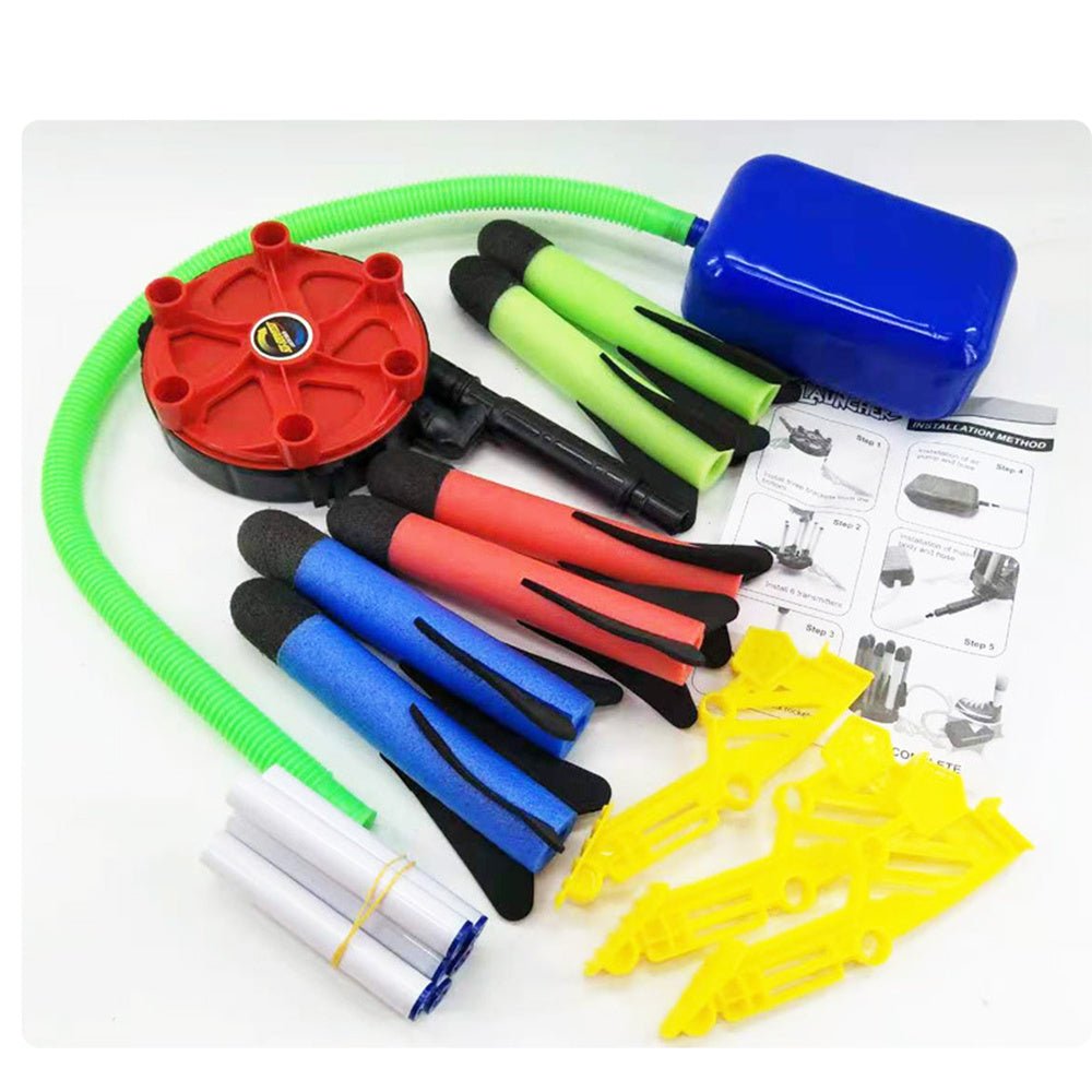 Air Power Foam Rocket Shoot Up Stomp Launcher
