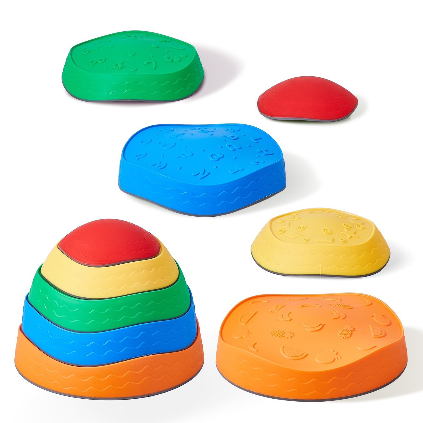 VEVOR Kids Balance Stepping Stones Sensory Obstacle Course 5 PCS