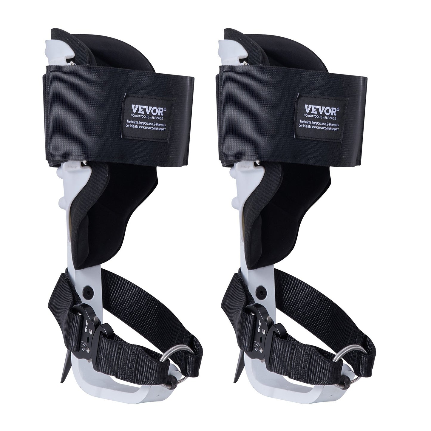 VEVOR Tree Climbing Spikes, 1 Pair Aluminum Climbing Spurs with Straps and Spike Protectors