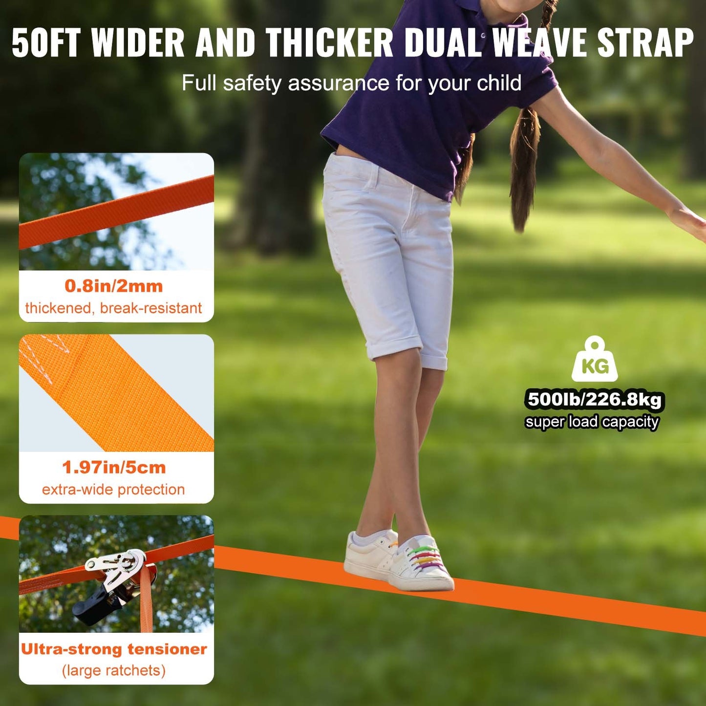 VEVOR Ninja Warrior Obstacle Course Set for Kids with 10 Obstacles