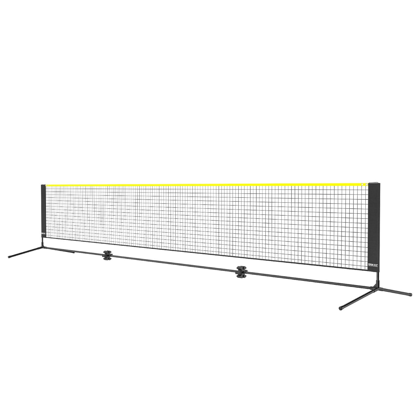 VEVOR Badminton Net, Height Adjustable Volleyball Net, 17ft Wide Foldable Pickleball Net, Portable Easy Setup Tennis Net Set with Poles, Stand and Carry Bag for Outdoor Use